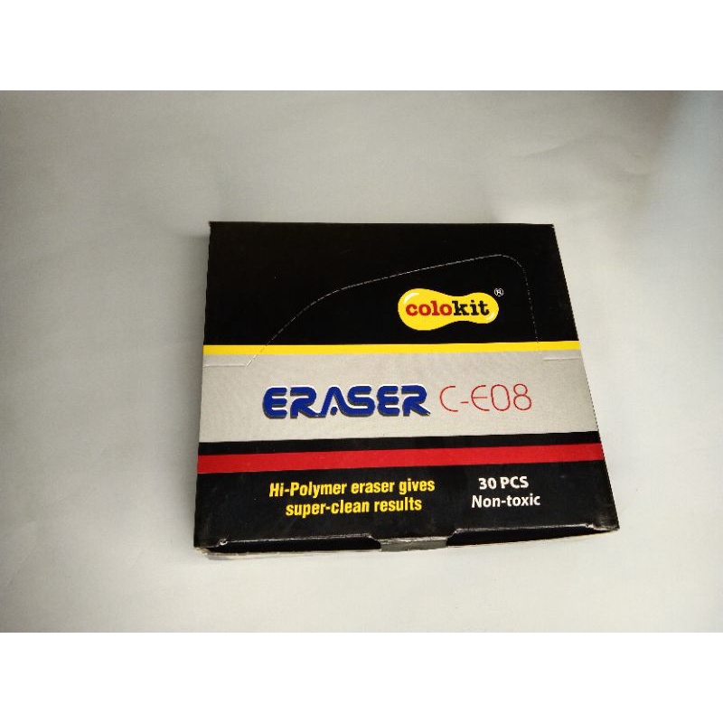 

Penghapus / eraser colokit isi 30pcs / penghapus warna hitam