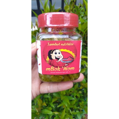 

Sambal lombok ijo cumi + teri