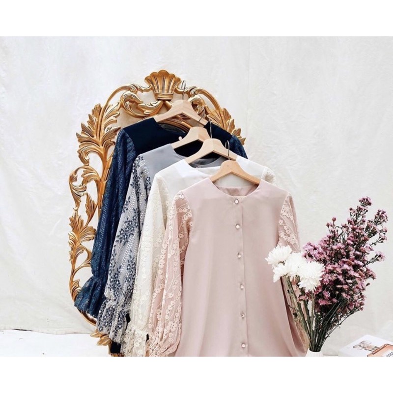 diane blouse vanilla hijab