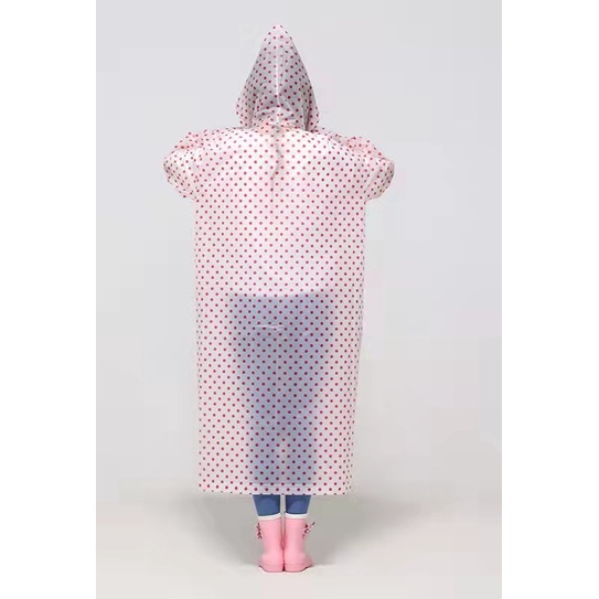 (De'ombrello)JAS HUJAN EVA POLKADOT/RAINCOAT BEST QUALITY EVA (KODE 893)