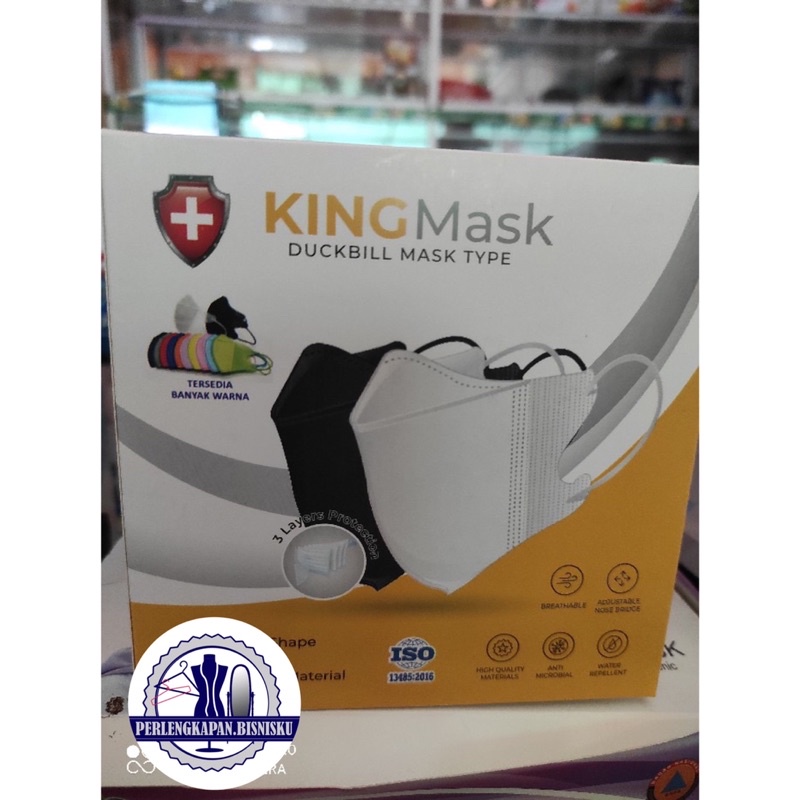 MASKER MASK DUCKBILL KING MASK 3 PLY ISI 25 PCS