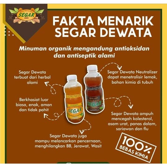 SEGAR DEWATA BALI - BAKAR LEMAK DAN KOLESTEROL 100% ASLI BALI - BAKAR LEMAK