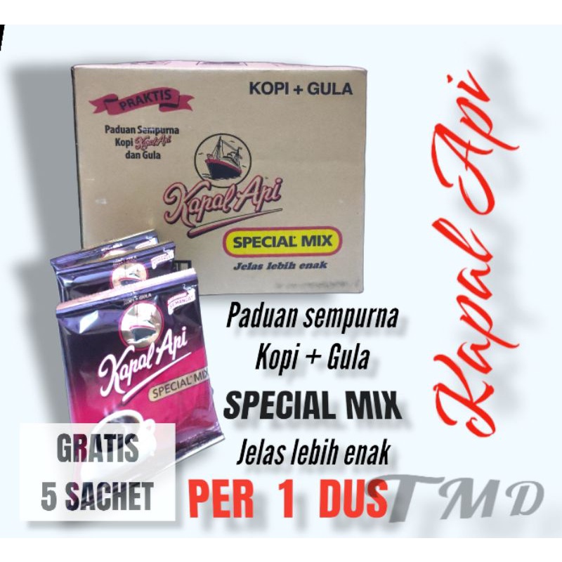 

Kopi kapal Api Special mix 24g isi 12 rtg 120 pcs Per 1 Dus