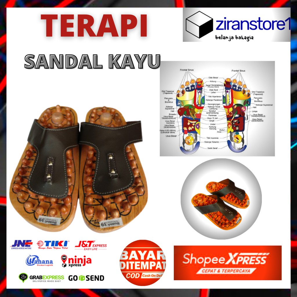TERLARIS SANDAL REMATIK / KESEHATAN KAKI TERAPI KAKI REMATIK ASAM URAT DIABETES AKUPUNTUR