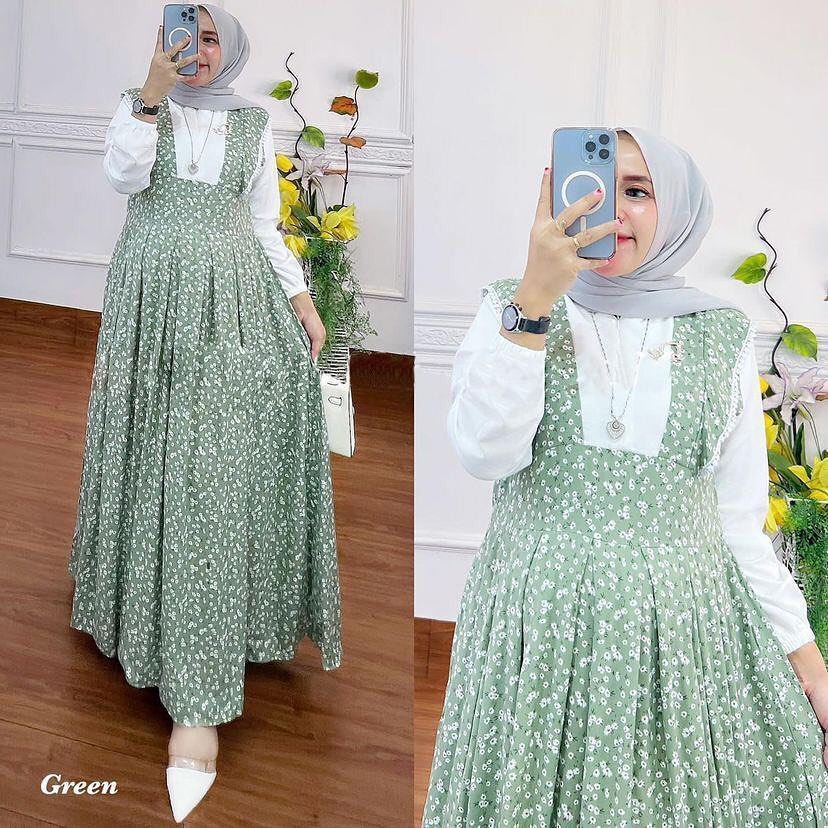 Lavala Dress / Dress Casual / Pakaian Wanita / Gamis / Gamis Wanita / Dress Terbaru / Dress Terkini / Dress Korea / Dress Crinkle / Dress Katun / Korean Style / Dress Crinkle Airflow / Maxi Dress / Dress Katun Ld 110 / Dress Kondangan Simple / Dress