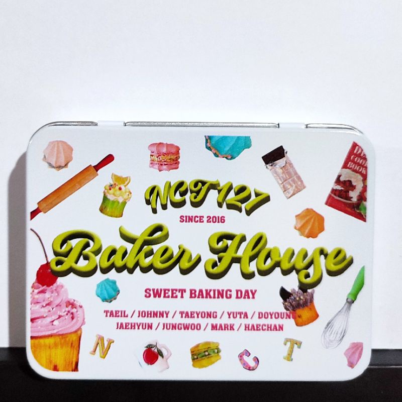 Sharing NCT 127 Baker House Tin Case Photo Set Official