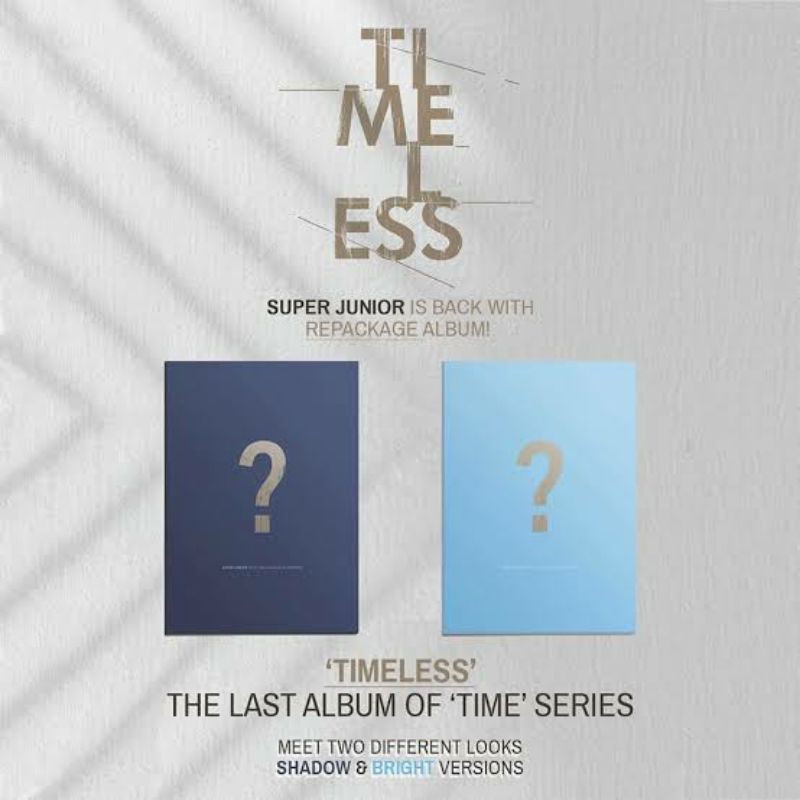 SUPER JUNIOR REPACKAGE ALBUM - TIMELESS