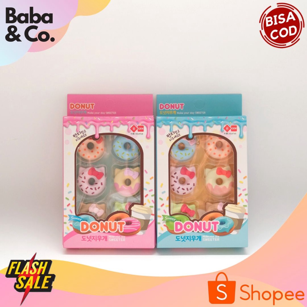 

PENGHAPUS DONAT MICKEY 1 SET 6 PCS PENGHAPUS DISNEY MICKEY UNIK LUCU MURAH ALAT TULIS SEKOLAH ALAT TULIS KANTOR ATK MURAH BISA COD