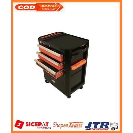 Tactix Troli Kabinet Perkakas 3 Laci 1 Pintu TOOL CABINET 3 DRAWER W/1 DOOR WIDE