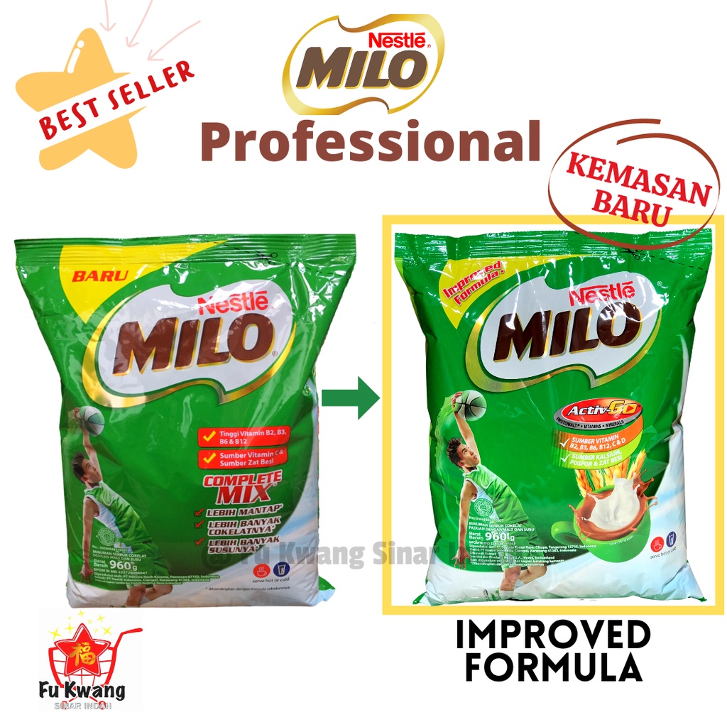 

Milo Professional Profesional Complete Mix 960 gram