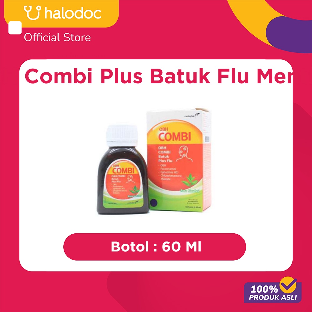 OBH Combi Plus Batuk Flu Menthol 60 ml