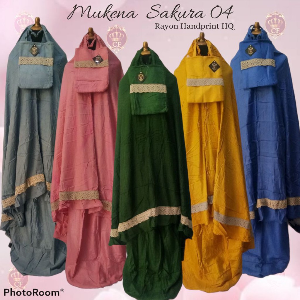 Mukena Sakura 04 Dewasa || Mukena Terbaru || Mukena dengan berbagai macam warna dan pilihan