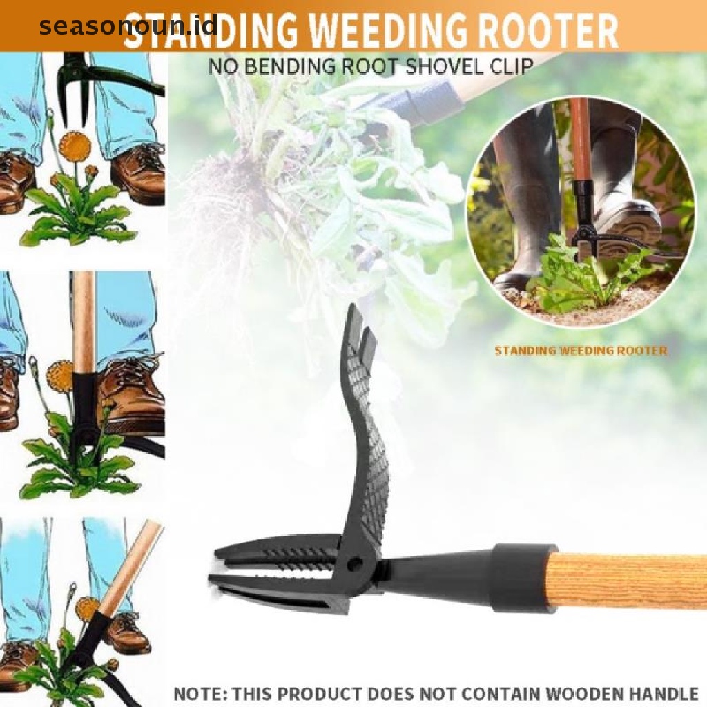 【seasonoun】 Weeding Head Replacement Metal Iron Weeder Head Gardening Digging Weeder Remover .