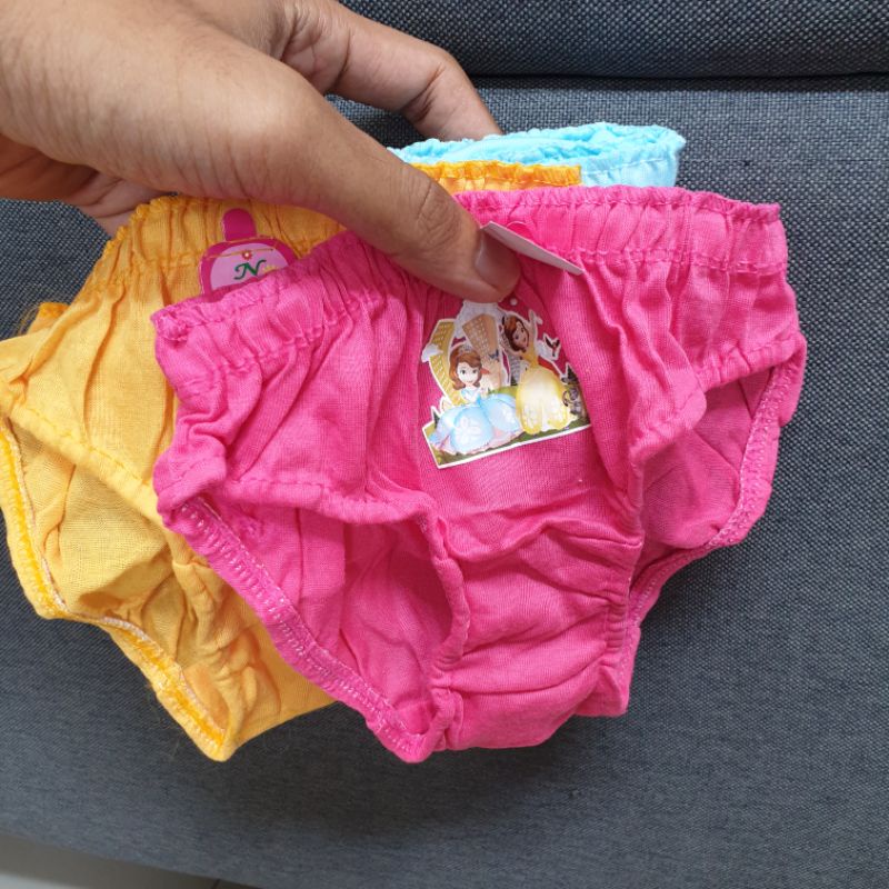 6 Pcs (1/2 Lusin ) Celana Dalam Anak Cewek NOVI KIDS Warna SNI CD Bayi, Balita, Anak Perempuan NOVI