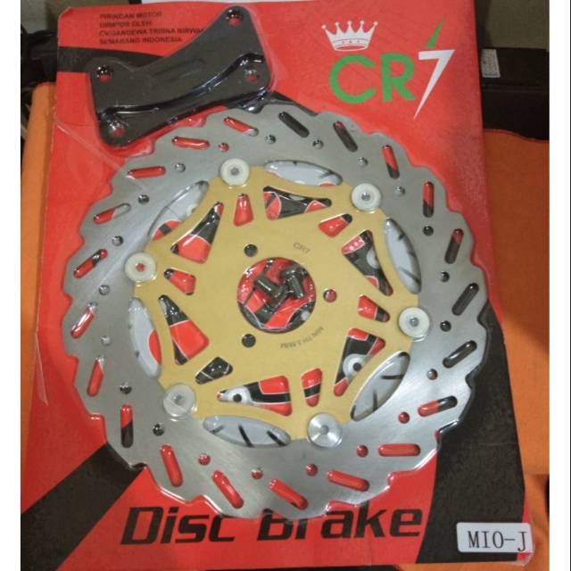 piringan cakram depan mio j lebar ples breket