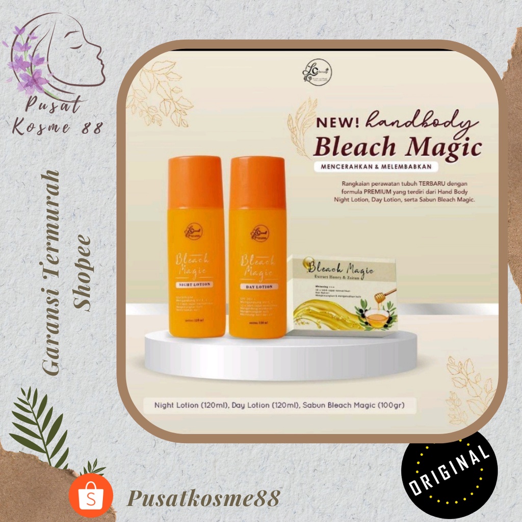 HB Lotion pemutih bleach magic by lc beauty