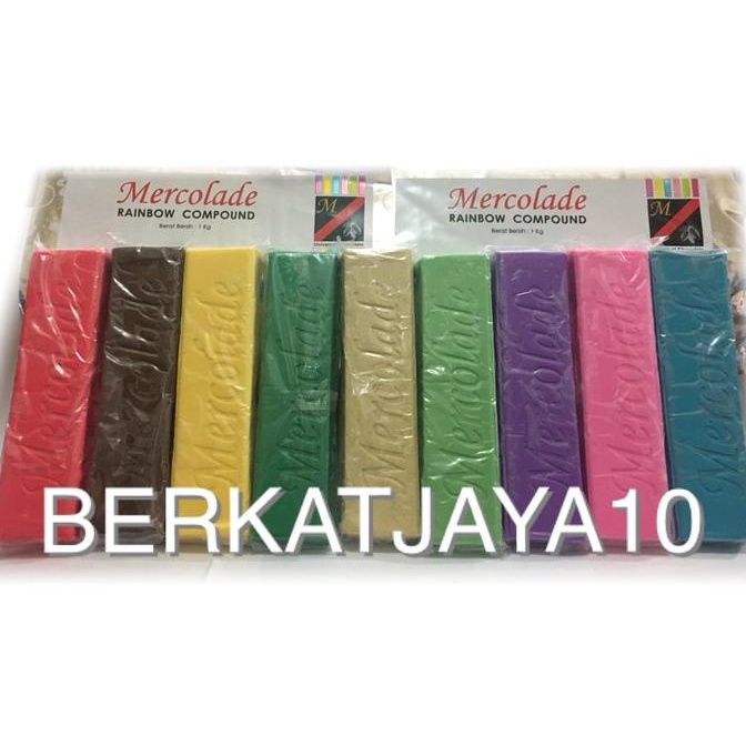 

Murah MERCOLADE RAINBOW COMPOUND ANEKA RASA WARNA Coklat REPACK