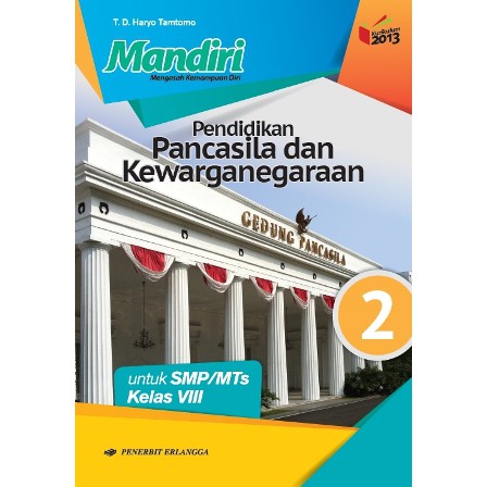 Buku Mandiri Ppkn Pend Pancasila Kewarganegaraan Smp Kls Viii 8 K13n Erlangga Shopee Indonesia