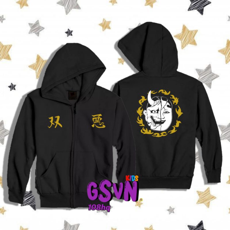 Jaket Anak - Hoodie Zipper Smiley Angry Tokyo Revengers - Article 425