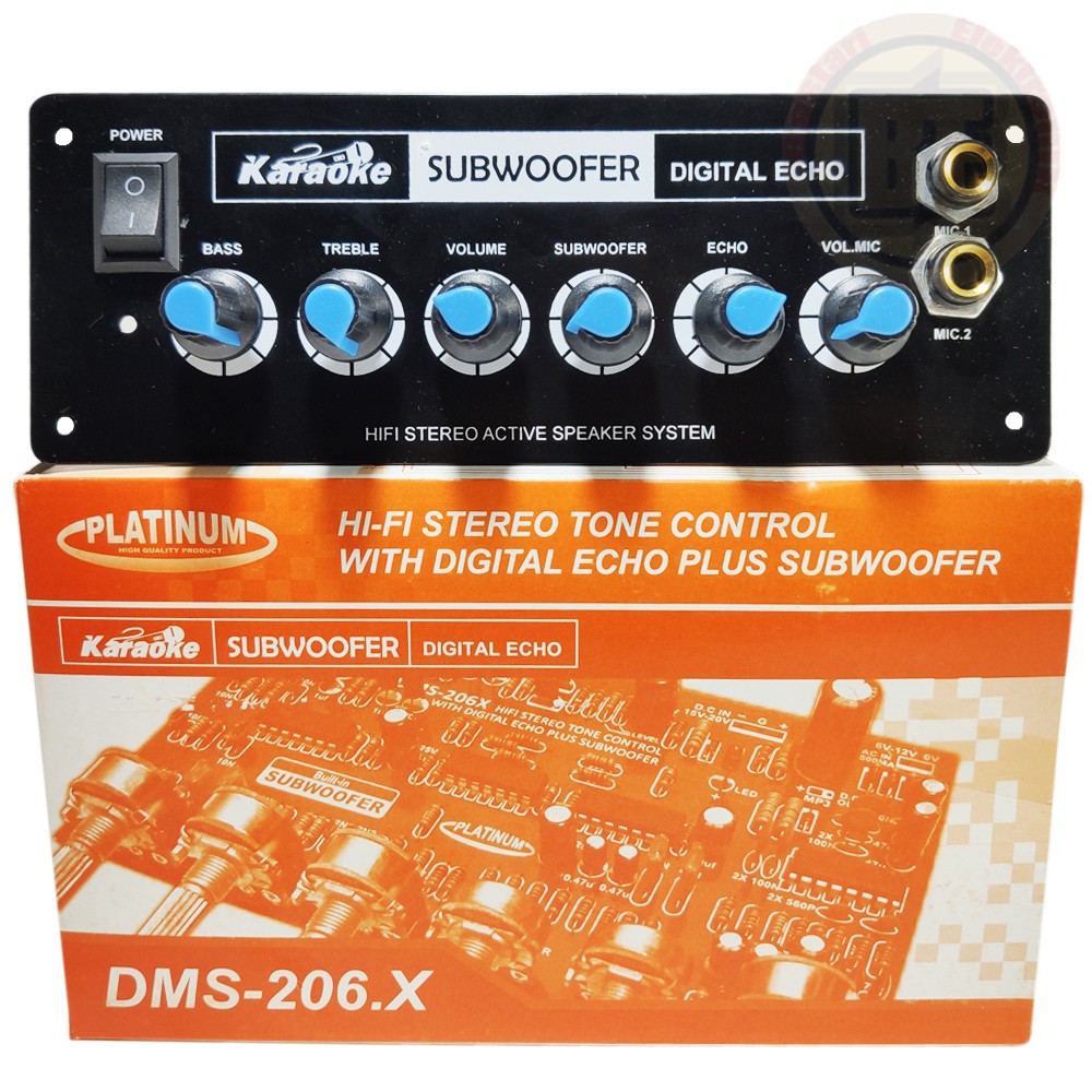 KIT Tone Control Digital MIC Echo Plus Subwoofer Platinum DMS-206.X DMS 206 DMS206 PLATINUM