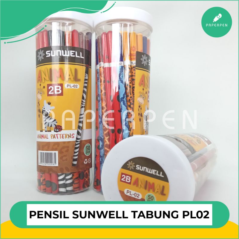 

(Pcs) Pensil Sunwell Tabung Pl02