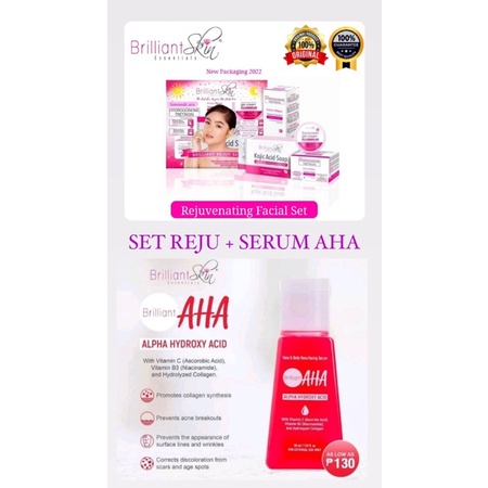 Brilliant Skincare reju + Serum aha