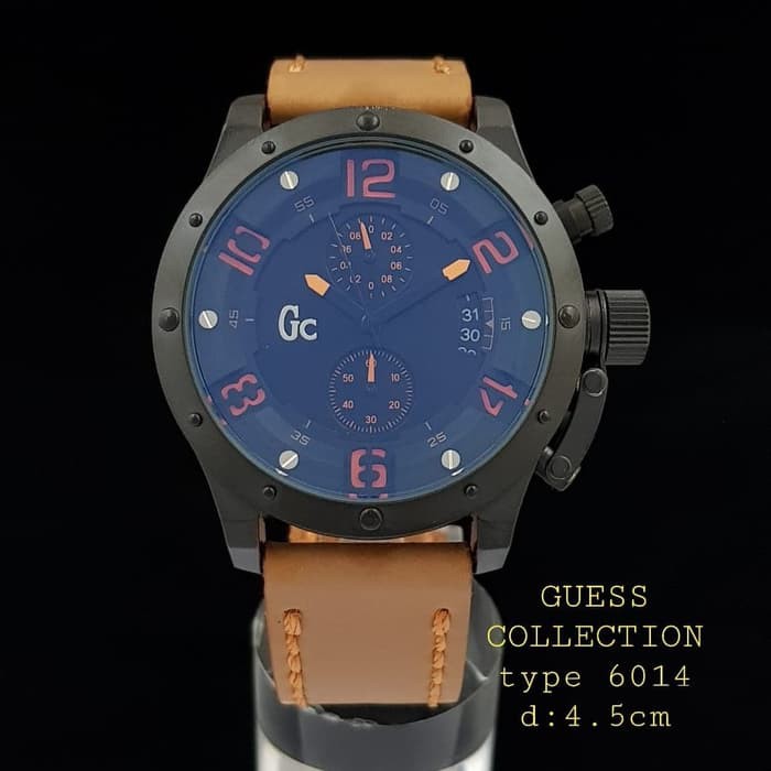 Jam Tangan Pria Guess Collection GC Chronograph Analog Kulit