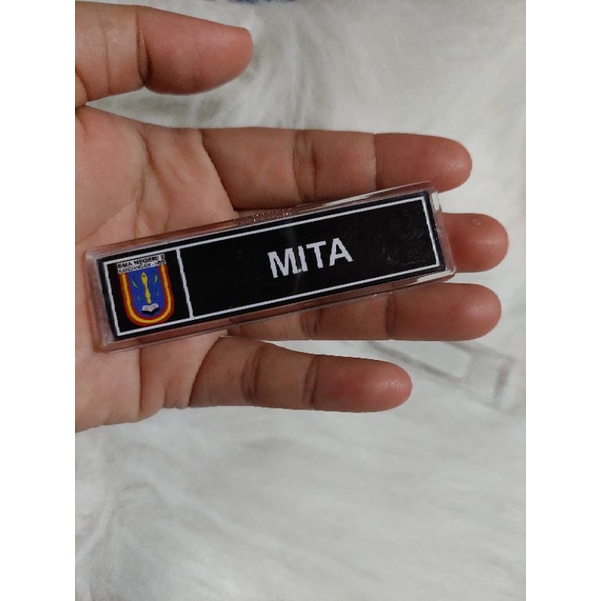 

NEW NAME TAG AKRILIK MAGNET | PAPAN NAMA DADA PNS GURI SISWA | NAM TAG MAGNET SUDAH SAMA CETAKNYA