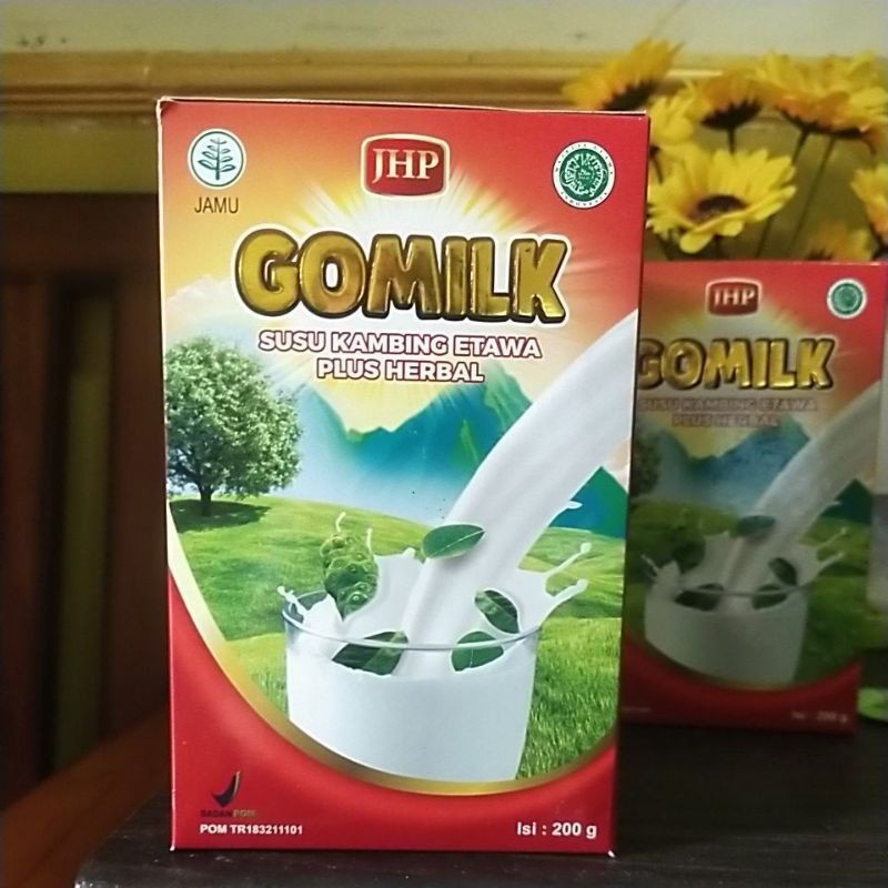 

Susu kambing etawa bubuk plus herbal daun kelor GOMILK