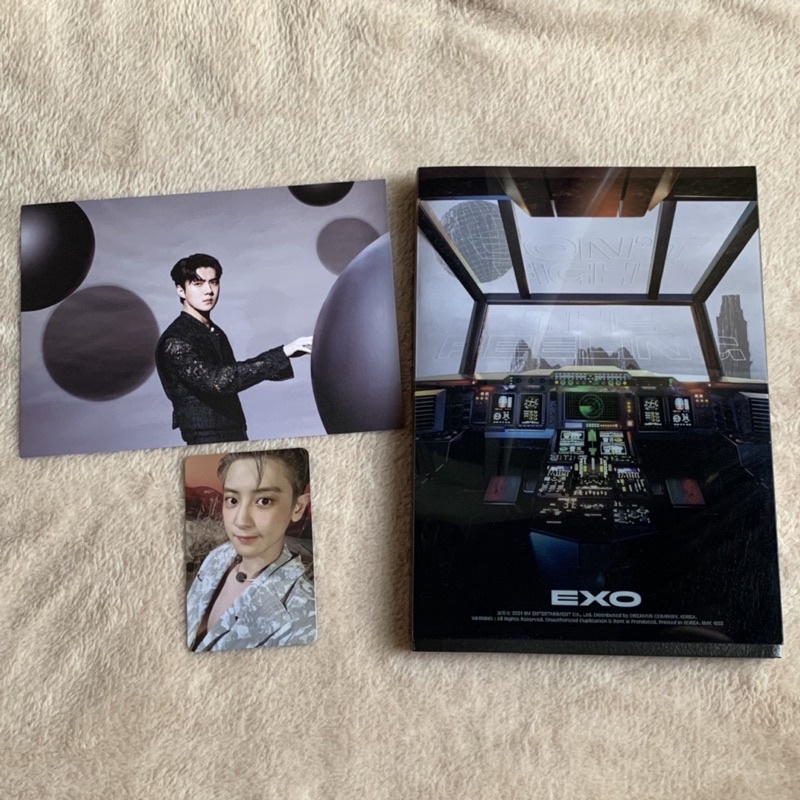 EXO DFTF Don’t Fight The Feeling Album Photobook Version 1 CHANYEOL SEHUN SET Photocard Postcard