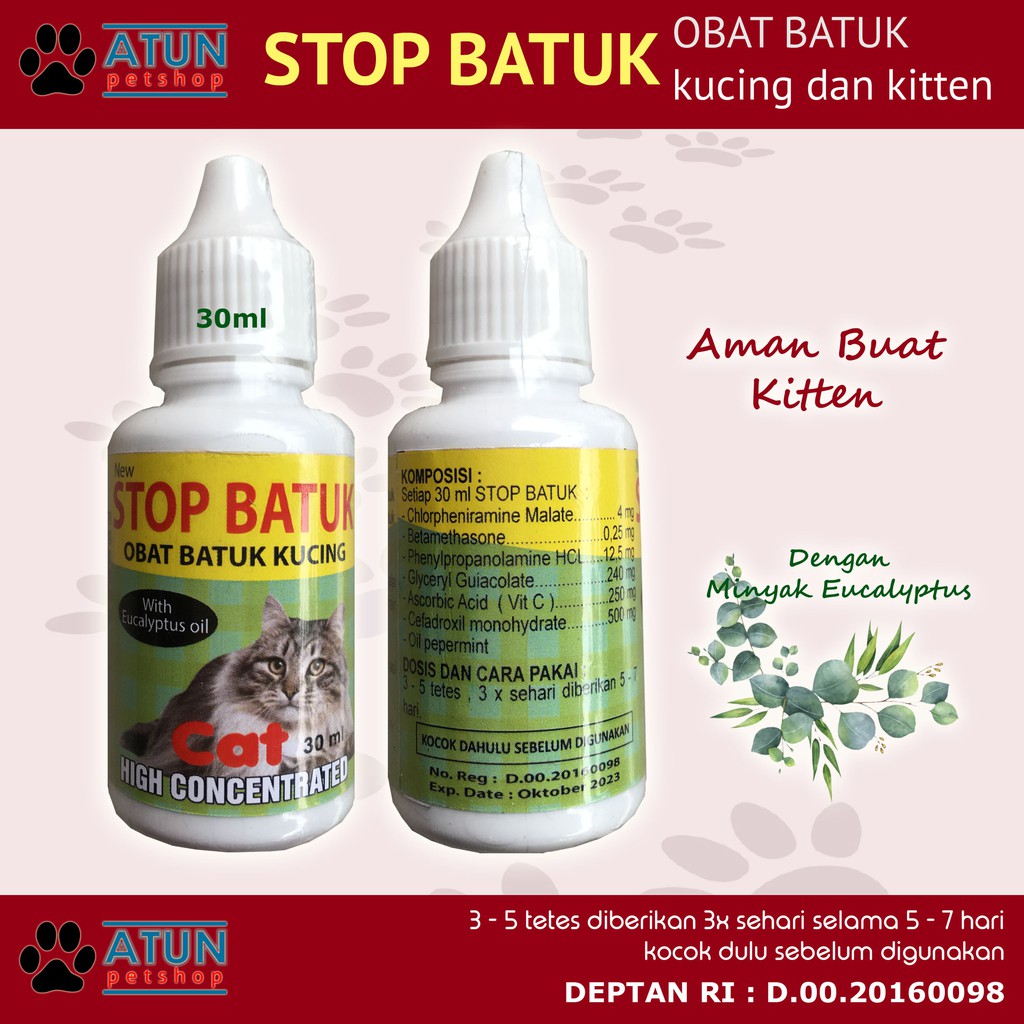 Obat Kucing Batuk Berdahak - Kicau Sejati