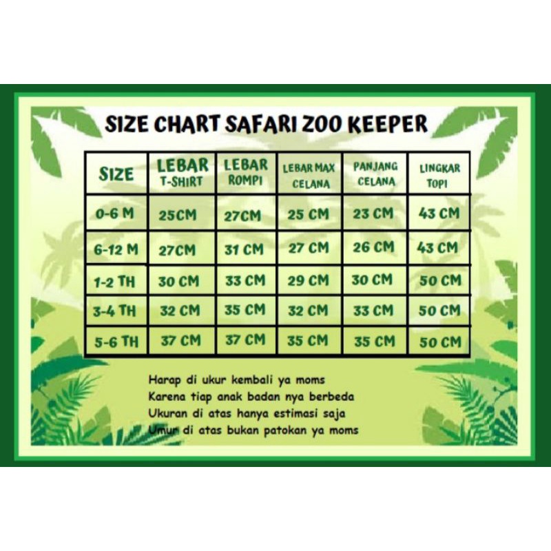 BAJU SAFARI ANAK / GRATIS NAMA ANAK / SAFARI SET ZOO /BAJU CUSTOM ANAK /BAJU SAFARI /BAJU ZOOKEEPER /BAJU ANAK /BAJU BAYI