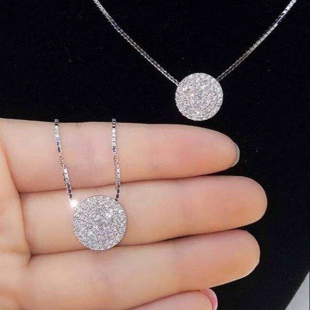 Kalung Liontin Titanium, Perhiasan wanita ASLI XUPING Murah Titanium AntiKarat Highquality