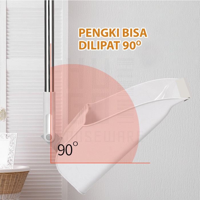 Set Sapu Pengki Pembersih Broom Set Dustpan Sapu Lipat Praktis