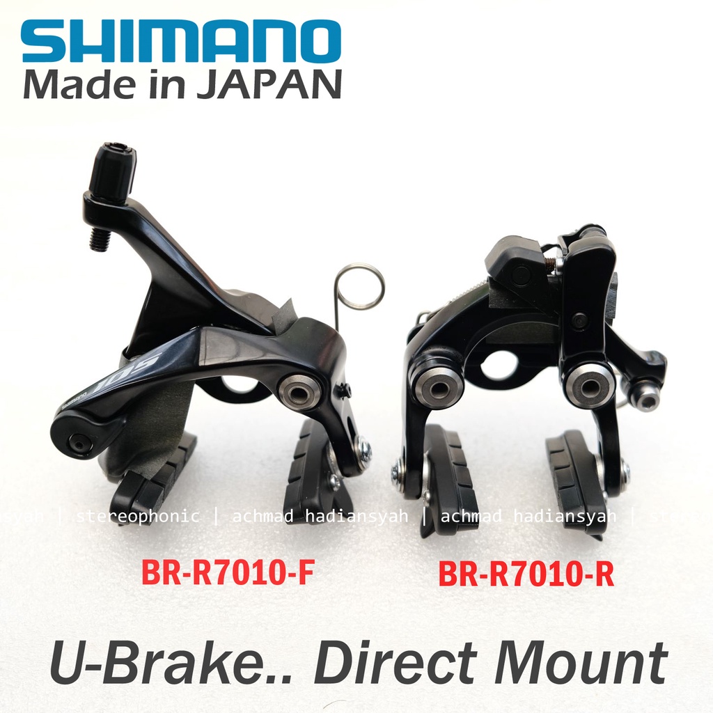 NEW Depan dan Belakang.. U Brake SHIMANO 105 R7010 Japan DIRECT MOUNT U Brake SHIMANO 105 DIRECT MOU