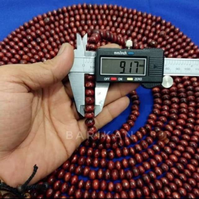 Tasbih Kayu Walikukun 1000 Butir Coklat Tua - Tasbih Kayu Walikukun Coklat
