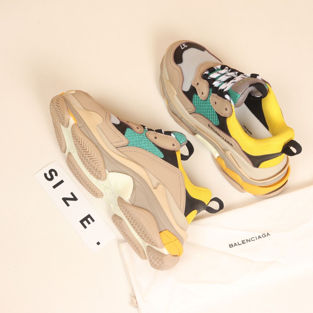 Balenciaga Triple S Green Yellow