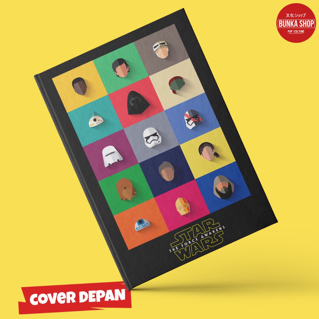 

Note Book hardcover Star Wars Ukuran A5 Buku Tulis Catatan Note Agenda Planner Jurnal Gift Couple