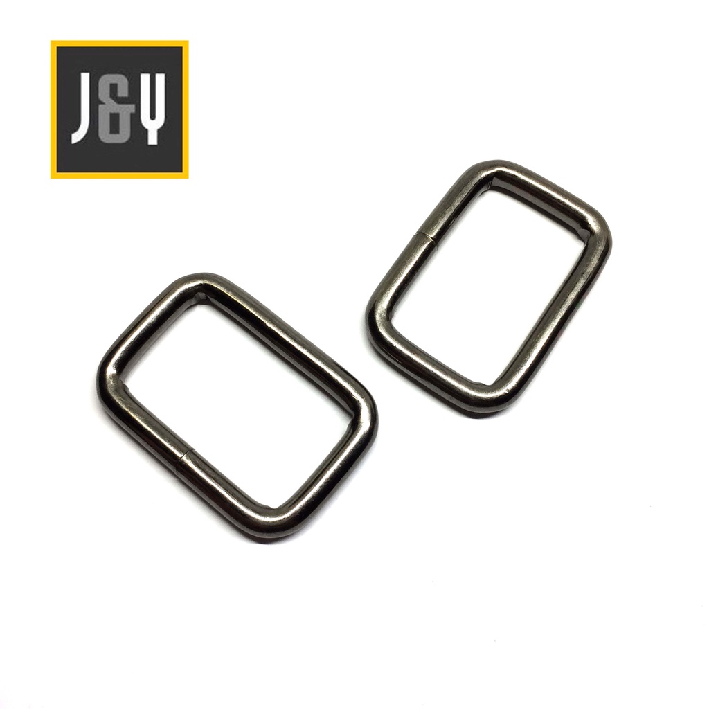 RING KOTAK TAS 3.0 CM TEBAL BLACK NIKEL