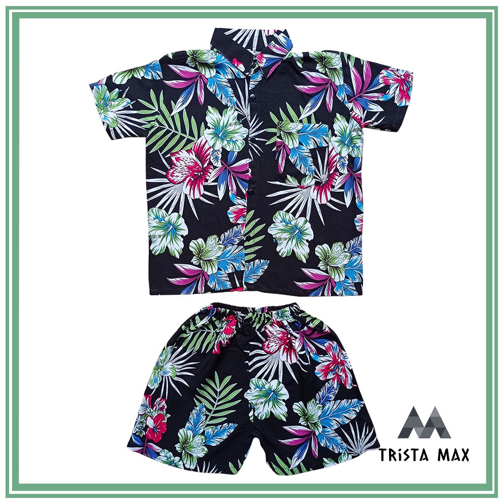 Setelan Pakaian Pantai Anak - Model Baju Pantai Anak2 Motif Bunga