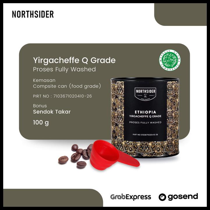 

Biji Kopi Arabika Ethiopia Yirgacheffe Q Grade Wash - 100Gr Northsider