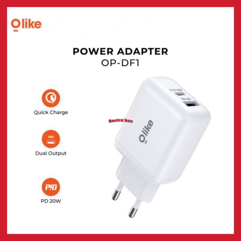 Charger Olike / Oase Charger Op Df1 Original Garansi Resmi