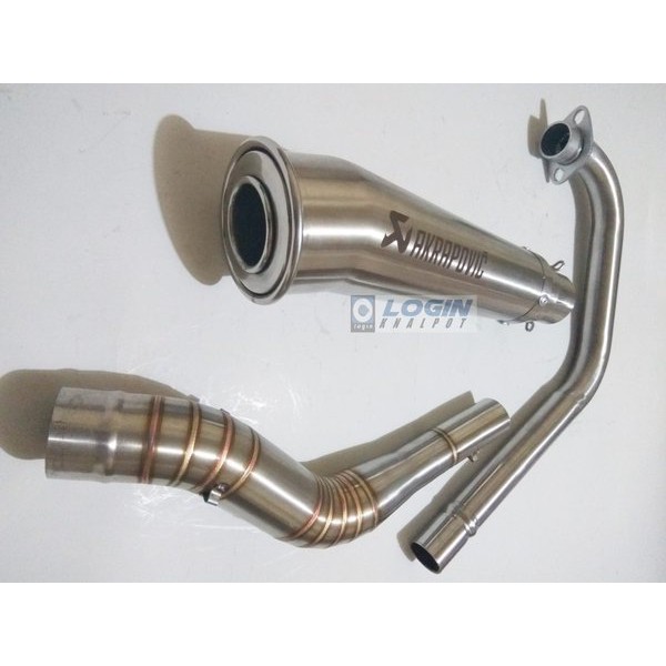 Knalpot Akrapovic Megaphone Scorpio