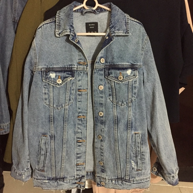 jaket jeans bershka