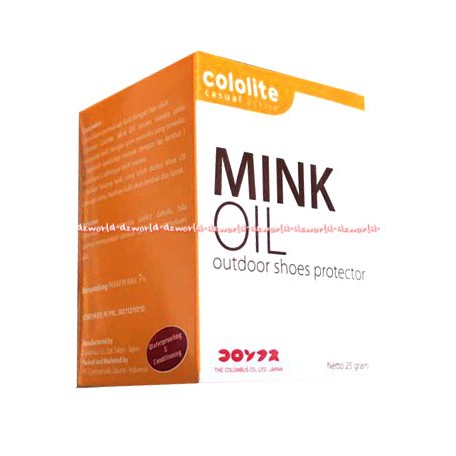 Cololite Mink Oil 25gr Outdoor Shoes Protector Cream Pembersih Pelindung Pengkilap Sepatu Sepatu Netral Leather Balsem For Smooth Leather Colo Lite Kololite