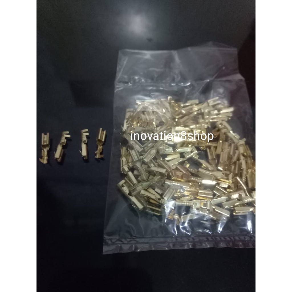 (ISI 100 PCS) SKUN GEPENG KECIL CEWE/SKUN SOKET MOTOR/SEKUN GEPENG/ SOKET MOTOR