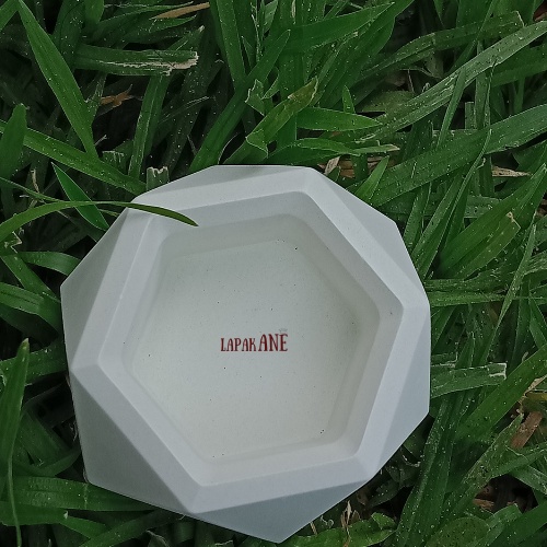 POT MINI KAKTUS SUKULEN POT KAKTUS SEMEN MINI POT HEXAGONAL POT MINI KAKTUS TEMPAT LILIN ESTETIK