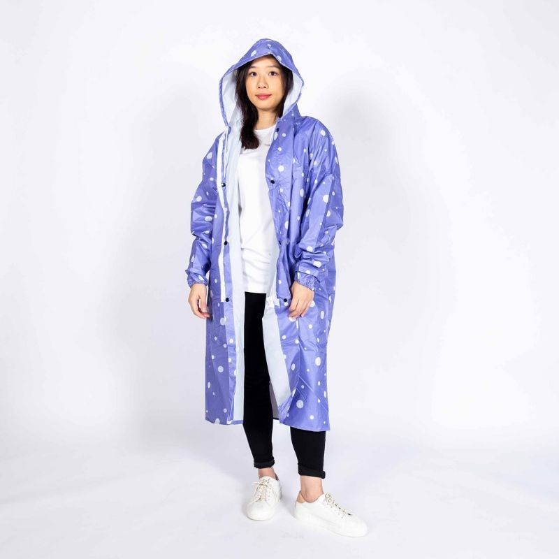 Jas Hujan Raincoat Jas hujan polkadot Jas hujan wanita