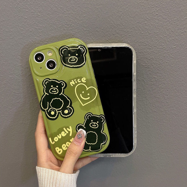 Case Motif Kartun Beruang Untuk iphone 12 13 11 Pro Max X Xs Max Xr Rih7