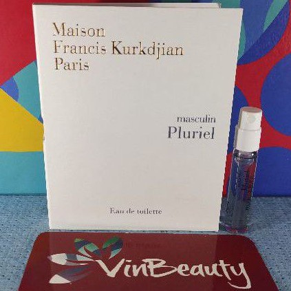 Vial Parfum OriginaL Maison Francis Kurkdjian Paris Masculin Pluriel EDT 2 ml Murah